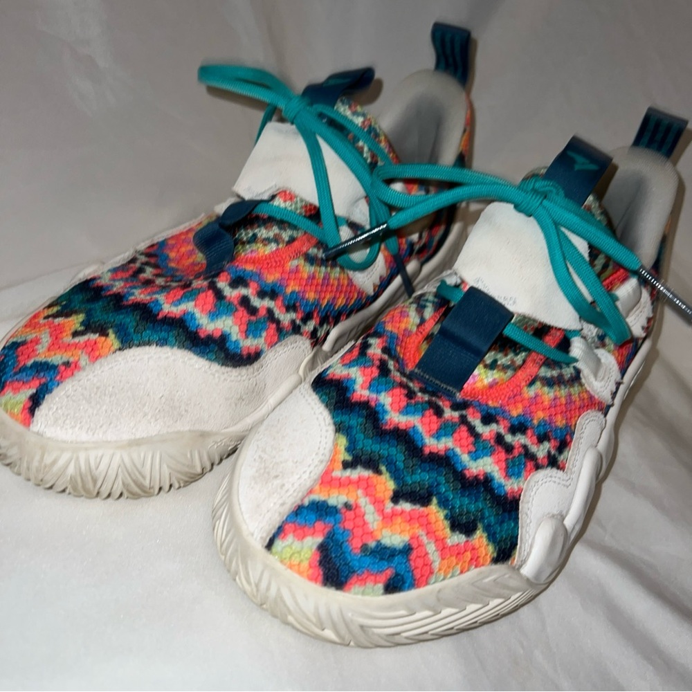 Adidas Trae Young 1 Tie-Dye Multicolor Men’s Side 10.5 - Picture 3 of 10